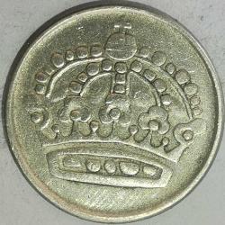 İSVEÇ 1953   25  ÖRE  GÜMÜŞ  1,44  GRAM