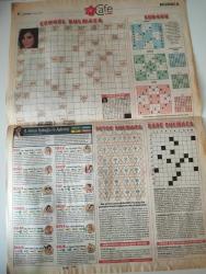 MİLLİYET CAFE GAZETESİ-13 Kasım 2008-Gebelikte diş sağlığı bebek için de önemli-doktor Hasan insel-Anadolu Sigorta-Türkiye’de çoğu kişi diyabet olduğunun farkında değil-diyabet türleri-diyabette ilaç kullanımı-Çengel bulmaca-petek bulmaca-kare bulmaca-sudoku-Hakan kırkoğlu ile astroloji-sayfa sayısı iki