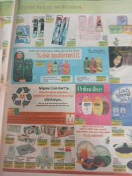 Migroskop Gazetesi doğum günü hediyesi-1 eylül 2004-Migroskop-50. yıl Migros-çok özel Migros fiyatlarıyla-gıda ürünleri-Migros club fiyatları-içecekler-kişisel bakım ve ev ürünleri-temizlik ürünleri-Migros club kartla alışverişler puana puanlar bedava alışverişe dönüşüyor-elektrikli ve elektronik ev ürünleri-kanguru.com-sayfa sayısı sekiz