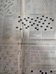 Sabah bulmaca Gazetesi doğum günü hediyesi-21 ağustos 2004-Bulmaca-şifre sözcük-sözcük merdiveni-dünkü bulmacalar cevapları-sayılı kare-petek bulmaca-çizgili tünel bulmaca-aktüel Çengel-simetrik kod bulmaca-sözcük yerleştirme-Sayı av-Scarbble-sarma sayısı dört