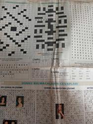 Sabah bulmaca Gazetesi doğum günü hediyesi-21 ağustos 2004-Bulmaca-şifre sözcük-sözcük merdiveni-dünkü bulmacalar cevapları-sayılı kare-petek bulmaca-çizgili tünel bulmaca-aktüel Çengel-simetrik kod bulmaca-sözcük yerleştirme-Sayı av-Scarbble-sarma sayısı dört