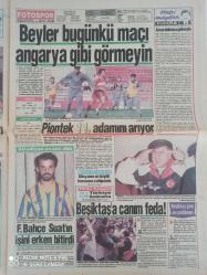 Fotospor Doğum Günü Gazetesi-8 Nisan 1992-hükümetin şampiyonu fenerbahçe-beşiktaş'ın fener vız gelir -Alişen uyarıyor-trabzonspor-galatasaray-danimarka-turgay esmer-yusuf dursun-orhan kılıç-cavit çağlar-mehmet Ali yılmaz-beşiktaş'ı canım feda-ersan çelik-türkiye -yalan rüzgarı - mahçup delikanlı-Türkiye'nin en güzel kızı bu gece belli olacak-piontek-at yarışları-avrupa yolu kesildi-hamburg-veli Efendi'nin yeni çiçeği-sezgin gelmez-diyarbakırspor-ahmet Zafer öztürk-nevzat güzelırmak-kocaeli spor-kayserispor-fener'e final yakışır-efes Pilsen -paşabahçe-galatasaray 8 eksik ile çalıştı-gaziantep-konyaspor-galip yeni kaynak-Mehmet pehlivan-cem atabeyoğlu-milan'ın rakibi kalmadık-yetkiner mayda-Osman imamoğlu-kader maçları için kollar sıvandı-