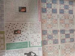 Akşam bulmaca Gazetesi doğum günü hediyesi-15 nisan 2012 -Murat Yıldırım-bulmaca-şifreli haber bulmaca-Sema Şimşek-Sözcü hava-Sayı yerleştirme-Kelime yerleştirme-Serdar Ortaç-sudoku bulmaca-kendi bulmaca-şifreli resim Bulmaca-sayfa sayısı dört