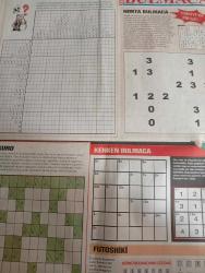 Akşam bulmaca Gazetesi doğum günü hediyesi-15 nisan 2012 -Murat Yıldırım-bulmaca-şifreli haber bulmaca-Sema Şimşek-Sözcü hava-Sayı yerleştirme-Kelime yerleştirme-Serdar Ortaç-sudoku bulmaca-kendi bulmaca-şifreli resim Bulmaca-sayfa sayısı dört