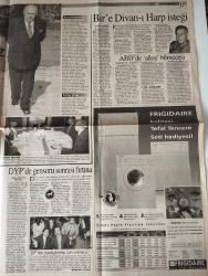 MİLLİYET GAZETESİ-24 Şubat 1997-Luciano pavarotti-meral Akşener-Soydaşlara tüm kapıları kapandı-Hüseyin Solmaz-Edip Emil Öymen-Brezilyalı köylüler başkente yürüyor-NATO üyeliği uğruna barıştılar-üç tenor üç aşkı-mankenden başkan olursa-ünlü manken claudia schiffer-bu bakan başka bakan-genelkurmay başkanı orgeneral İsmail Hakkı karadayı-Bülent tanla-İsmail kahraman-Ufuk Uras-Cem con-Ufuk Bağan-adalet Bakanı Şevket Kazan-vefat Sabahattin Doğanay-Mehmet gölhan‘a suç duyurusu-İzmirli emekli binbaşı canpolat Yücel-dyp Genel Başkan yardımcısı Mehmet gölhan-Davut güleç-Süleyman Demirel bu Halk Cumhuriyeti yıktırmaz-Derya Sazak-siyaset günlüğü-Mustafa Yılmaz-bekir Yıldız-Tansu Çiller-Mukadder başeğmez-Orhan Üreten-Çevik bir-ABD D alkış bilmecesi-Nilüfer arat-Yasemin çongar-bir erkeğin anatomisi-Yavuz Özkan-Uğur Polat-Aida Aksel-Taner birsel-tilbe saran-deniz Uğur-aslı Seçkin-oyun karşıtı-rüstem Batum halamın stand upları-sayfa sayısı dört