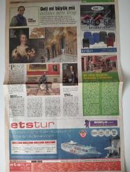 HÜRRİYET SEYAHAT GAZETESİ DOĞUM GÜNÜ HEDİYESİ-6 Eylül 2015-Deli mi büyük mü adını sen koy-Ayhan Sicimoğlu-Çariçe katherina-büyük Pedro-piyotr the greata-ETS tur-birimize düşen uzunluğu 2 km-kıfıdıs-neva Nehri deltası-voyage-Bodrum neydi ne oldu-Güngör Uras-sayfa sayısı iki