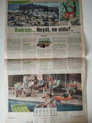 HÜRRİYET SEYAHAT GAZETESİ DOĞUM GÜNÜ HEDİYESİ-6 Eylül 2015-Deli mi büyük mü adını sen koy-Ayhan Sicimoğlu-Çariçe katherina-büyük Pedro-piyotr the greata-ETS tur-birimize düşen uzunluğu 2 km-kıfıdıs-neva Nehri deltası-voyage-Bodrum neydi ne oldu-Güngör Uras-sayfa sayısı iki