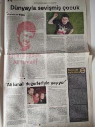 CUMHURİYET PAZAR GAZETESİ DOĞUM GÜNÜ HEDİYESİ-18 Mart 2018-Gonca Vuslateri kendi işinde Fazıl Say olmayı hayal ediyorum-Çağnur Öztürk-tasarımın Orta Doğu-Özlem yalım-şeker gibi yazılar porno kafasında aşk ve kadın-Hilal bebek-sağlık olsun ilaç yarışmaları-Osman Elbek-çocukluğum yetişkinlikle imtihani-Tayfun Atay-her şey-Mirgün cabaz-Çocuk sesi-Bekir Onur-yeni dizi şahsiyet hatırlamak ya da hatırlamamak-eşik cini-mine Söğüt-çalıntı zaman Barbaros Şansal-turist Ömer Ölmez-Bülent Vardar-terapi Alper Hasoğlu-Atilla erden-Anadolu giysi kültürü-onur Saylak-Hakan Günday-Adıyaman park AVM-Ali İsmail Korkmaz-Gürkan Korkmaz-Emel Korkmaz-Ali İsmail Korkmaz 24 yaşında-sayfa sayısı sekiz