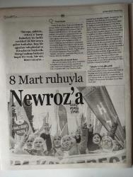 8 MART GAZETESİ DOĞUM GÜNÜ HEDİYESİ-8 Mart 2018-Efrinde yeni bir 8 Mart tarihi yazılıyor-Rojava devrimi neden kadın devrimidir-8 Mart’ın dünü ve bugünün-dünyanın en güzel kadınları-berfin zine-Nagihan Akarsel Tri Fatma koçak-Zeynep Kızılırmak-CP cephe 8 Mart tarihi yazılıyor-kadın hareketlerinin efrin ile imtihanı-Fatma koçak-tanrı Kral baba kültürüne karşı-bu direnişi yaratan bir kültürdür inançtır-Fatma koçak-8 Mart ruhuyla nevroza-Tutuklu kadınlardan mesaj-Jin jiyan Azadi-Amedli ve efrinli kadınların sesi birdir-8 Mart hakikati OHAL‘i tanımıyor-küresel kadın Kırevleri ve ittifakları-şin Şemsur-roza metina-hiçbir hikaye yarım kalmayacak-sayfa sayısı 16