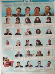 REFERANDUM 2010 GAZETESİ DOĞUM GÜNÜ HEDİYESİ- 2010-Referandum 2010 neyi oynayacağız-darbecilerin koruma zırhı kalkacak-siviller askeri mahkemede yargılanmayacak-yaşlı atılan asker hakkını arayabilecek-darbecilerin sivil mahkemede yargılanması anayasal teminata kavuşacak-fişleme artık anayasal bir suç olacak-kadın çocuk ve engelli pozitif ayrımcılık yapılacak-disiplin cezası alan memur hakkını mahkemede arayabilecek-partiler kapatılsa bile milletvekilligi düşmeyecek-mahkeme kararı olmadan yurt dışına çıkış yasagi konulamayacak-Anayasa Mahkemesi’ne bireysel başvuru hakkı gelecek-memurlar toplu sözleşme hakkına kavuşacak-referanduma evet diyecek isimler-Sezen Aksu-Teoman-İbrahim Tatlıses-Orhan Gencebay-Orhan Pamuk-Emel Müftüoğlu-Hale Soygazi-Necmettin Erbakan-Mehmet Özdilek-12 Eylül referandumu ne getiriyor-Devlet Bahçeli-referandumda hayır diyecekler-Mehmet Baransu-İskender Pala-Osman kaçmaz-Cengiz kömürcü-nazlı Ilıca-Ahmet Türk-Şükran Boz-sacit kayaş-Ferhat Sarıkaya-Orhan miroğlu-sayfa