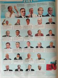 REFERANDUM 2010 GAZETESİ DOĞUM GÜNÜ HEDİYESİ- 2010-Referandum 2010 neyi oynayacağız-darbecilerin koruma zırhı kalkacak-siviller askeri mahkemede yargılanmayacak-yaşlı atılan asker hakkını arayabilecek-darbecilerin sivil mahkemede yargılanması anayasal teminata kavuşacak-fişleme artık anayasal bir suç olacak-kadın çocuk ve engelli pozitif ayrımcılık yapılacak-disiplin cezası alan memur hakkını mahkemede arayabilecek-partiler kapatılsa bile milletvekilligi düşmeyecek-mahkeme kararı olmadan yurt dışına çıkış yasagi konulamayacak-Anayasa Mahkemesi’ne bireysel başvuru hakkı gelecek-memurlar toplu sözleşme hakkına kavuşacak-referanduma evet diyecek isimler-Sezen Aksu-Teoman-İbrahim Tatlıses-Orhan Gencebay-Orhan Pamuk-Emel Müftüoğlu-Hale Soygazi-Necmettin Erbakan-Mehmet Özdilek-12 Eylül referandumu ne getiriyor-Devlet Bahçeli-referandumda hayır diyecekler-Mehmet Baransu-İskender Pala-Osman kaçmaz-Cengiz kömürcü-nazlı Ilıca-Ahmet Türk-Şükran Boz-sacit kayaş-Ferhat Sarıkaya-Orhan miroğlu-sayfa