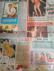 Güneş 2 Gazetesi doğum günü hediyesi-24 nisan 1985-Dila Dağan-Sibel Tan-Sibel Girayalp-Seyyare Aydın-Fulya Eroğul-Özlem Akalın-Mehmet Beyli-Tina Turner-Emin Taşan-Suat Yalaz-Hülya Avcı-Metin Büler-Hüseyin Zan-Müjdat-Perran Kutman-Güner Ümit  Türkiye Güzellik Yarışması Finalistleri-Kötü protez damak deler-Seksilik sevdasında değilim-Emin Taşın profesyonellik yolunda-Aşkın öyküsü-Ortadirek Yarışması-Vitamin