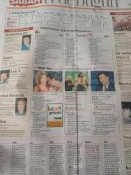Telerama Gazetesi doğum günü hediyesi-3 ocak 1998-Ah şu kocalar-Hale Pakcan-Mimi ile muti-Patrick Mc Donnell-Bizim aile-Mort Walker-Dick Browne-Marvin-Tom Amstron-süleyman Turan-astroloji-meltem pusat klinik-günün insanı-alışveriş-Gazanfer Özcan-Tarkan-Safiye Soyman-İbrahim Tatlıses-küçük İbo-Erdoğan sev ile tel kritik-aynalı Tahir dizisinde Alişan oynuyor-iner misin çıkar mısın-Elif Dinçer-boran Kaya-Aysun metiner-Selçuk kuzu-güli Sururi‘nin mutfağı-Erhan Yazıcıoğlu-Seray Sever-haluk Özkan-Pınar eliçe-Gülben Ergen-Kenan doğulu-İpek Tuzcuoğlu-Yusuf Sezgin-bebeğim dergisi-Zuhal Olcay-gırgır filmi-Gülşen Bubikoğlu-Müjdat gezen-Erol Evgin-renkli dünyalar filmi-Hülya Koçyiğit-Ediz Hun-Kezban Roma’da-Zuhal Olcay-Şevval Sam Tekin-laurence oliver-Bo derek-John Wayne-Gani müjde-Emine Beder-Meltem Pusat-sayfa sayısı 4