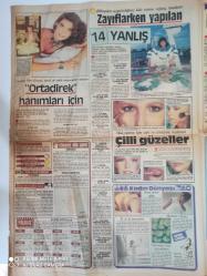 Milliyet Renk Doğum günü Gazetesi-16 Mayıs 1985-Yaşar Kemal-adalet Ağaoğlu-Orhan Kemal-Atilla İlhan-Tarık Buğra-Talat Bulut-Şükran Güngör-Burçin orhon-Pembe Mutlu-Yunus Emre fotoroman-Tarık Akan-Mine film-Fevzi Tuna-Orhan Kemal-Orhan elmas-Arsen Gürzap-Alev Sezer-Ahmet leventoğlu-Nuri Gültekin-Ediz Hun-Ziya Öztan-Halit Ziya Uşaklıgil-Reşat Nuri Güntekin-Sabahattin Ali-Atilla İlhan-Orhan elmas-Ziya Öztan-Ahmet mekin-Arsen Gürzap-kadınların dünyası bayat ekmek tatlısı-zayıflarken yapılan 14 yanlış-christian dior şimdi de taklit mücevherler yapıyor-elleriniz dile geldi-falz-bulmaca-pul dünyası-Karadeniz’i doğu Anadolu’ya bağlayan il Trabzon-Trabzon kimlik kartı-Türkiye’nin çay deposu Rize-rize’nin kimlik kartı-Artvin-Artvin’in kimlik kartı-Bastır viking karikatürü-dik browne-kont senli benli karikatürü-Frank ridveway-küçümen karikatürü-süper veli karikatürü-ralph smith-burcunuz gülten suveren-nezihe araz-üstün korugan-satranç kahraman olgaç-red kit-daltonlar-morris ve goscinny-