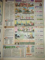 HÜRRIYET KELEBEK GAZETESİ DOĞUM GÜNÜ HEDİYESİ-30 Mayıs 1992-Sağlık danışmanı Gündüz Tezmen-Bizimkiler kariktürü-Copyright-Fatoş kariktürü-Chic young-Güngörmüşler karikatürü-Kavanagh-dedektif nik karikatürü-Avcı-ninja kaplumbağalar karikatürü-Muhteşem Nejad ile cinsel sorunlar-Sevgili güzin abla-atroloji-Ata Nirun-naominin kimlik kartı-eski camlar takı oldu-Yogi kemancı-Podyumlarda Afrika rüzgârı siyah Venüsler-robert deniro-naomi campbell-Jason Prıestley-Shannen Doherty-renkli haplar hapı yutturuyor-sigaraya hayır-EA Sanayi-aloo bilge-Yonca Evcimik-Melike abla-Beşiktaş Bulmacası-Rıza Çalımbay-İlker mumcuoğlu-uyumlu bir çift misiniz testi-sayfa sayısı dört