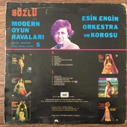 Esin Engin Orkestrası  ve Korosu - Sözlü Modern Oyun Havaları Vol: 5 / Turkey 1979 / LP