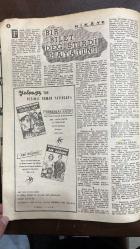 YELPAZE RESİMLİ SALON Mecmuası DERGİSİ - SAYI : 592 - 16 EKİM 1963 -LLOYD LA VAUX - CHUBBY CHECKER - CATHERINA LODDERS - BEATRICE DELESTRAN - M. MARCASSIN - MUHARREM ATLIKAN- RESİMLİ HABERLER - DOĞRU YOLU SEÇMEK ELİNİZDEDİR - AKORDİYON ŞAİRİ - TWIST YAPMIYOR - BİR HİKAYE - BİLET DEĞİŞTİRDİ HAYATINI - GÜNAHKAR KADIN - AŞK UĞRUNA - YELPAZE RESİMLİ ROMAN YAYINLARI - DELLETA HERİ KARTAL - FELISI - ROBER - LINYI - MADAM SIMYNNO - ANATOLE FRANCE - GEORGE ENESCU - LEOPOLD AUVER - JACHA HEIFETZ - MISCHA ELMANN - KUBELIK - MEFHARET ATALAY - FAHMI KARTAL - MINE GULCUOĞLU - KOMİK HİKÂYE - GÜZELLİK KREMİ VIT - KADIN MODA - BUNLARI BİLİYOR MUYDUNUZ - SANAT KÖŞESİ - EN GÜÇ ÇALINAN MÜZİK ÂLETİ KEMAN - ÜÇ YILDIZ - BORNOVALI BATTANİYELERİ - BEATRICE - ADALEBERT PONTEVAL - MARTIAL - GÜL OKTAY - DR. RENAUD - ELLERİNİZİN GÜZELLİĞİ İÇİN - EL ÜSTÜ MASAJI - PARMAK MASAJI - ZEYTİNYAĞI BANYOSU - MOR RENKLİ ELLER İÇİN - ÇATLAKLAR İÇİN - GÜZELLİĞİN İLK ŞARTI - MEYVALI GÜNDÜZ KREMİ - SILICO GECE KREMİ  - 28 SAYFA