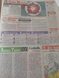 Saklambaç Doğum günü Gazetesi-3 ocak 1992-Sibel Gal-şöhreti unutturan mutluluk-Hüseyin Emre-burhan akdağ-Hüseyin Emre-Akira Kurosawa-Hayri Caner-Rebecca McPearson-Hülya Avşar-Halil ergün-Van gogh sinemada-Türker İnanoğlu-Ömer kavur-memduh Ün-İrfan Atasoy-Yılmaz Atadeniz-günün karikatür Gırgır’dan-Anthonny Quinn ile oğlu Lorenzo hem ressamlık hem de oyunculukta yarışıyorlar-Arzu Aydın-korkmuyorum fotonı-Nuri tek-Mehmet ezici-Ali’ye rona-Baki Tamer-Hikmet Karagöz-erdinç akbaş-şanslı zamanlarınızı keşfedin bu yıl çok formdasınız-yengeç burcu-aslan burcu-bizim mutfak ergun köknar Özbek pilavı tarifi-diş sağlığı diş hekimi Puran İkiş-yağlı besinler göğüs kanserine yol açıyor-Arkası Yarın-gelinlik-Orhan Önal karikatürü ev hali-dertleriniz için güzin abla-Nil Ünal siyah beyaza aşık-sayfa sayısı sekiz