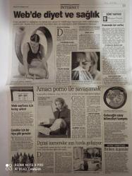 Internet ve Tarih Doğum Günü Gazetesi-30 Temmuz 2000-Web’de diyet ve sağlık-sörf tahtası-Muammer Özdemir-polen’den kaçış-kalori hesabı-amacı porno ile savaşmak-Donna rice tövbekar olup ömrünü bu kutsal amacı adadığını söylüyor-geleceğin uzay bilimcileri kampta-çocuklar için bir rüya gibi gerçekler-dijital kameralar son hızda gelişiyor-biriken Kuponlar-Ergun hiçyılmaz-Ayşegül Aldinç-Osmanlı’nın gözleri-Kandilli Rasathanesi-rasathaneyi nasıl gözlediler-sayfa sayısı iki