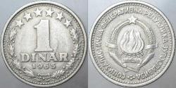 YUGOSLAVYA 1 DİNAR 1965. TİTO DÖNEMİ.
