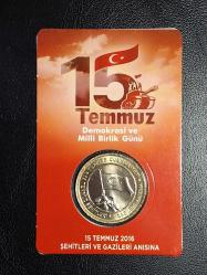 15 TEMMUZ HATIRA PARASI ÇİL ÖZEL KAPAMASINDA   TCM 2006