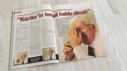 AKTÜEL  HAFTALIK HABER DERGİSİ - SAYI:22    -13-19 ARALIK 2005   -  13–19 ARALIK 2005 MOSTUROĞLU “FATİH TERİM’İ UYARMIŞTIK” DİYEREK GÜNDEM YARATIYOR – ALMANYA’DA 1.2 MİLYON MARK ÇALAN TÜRK’ÜN İTİRAFLARI DERİN DEVLETİ SARSIYOR – “KARIMI AYRILSIN DİYE SEVGİLİSİNE GÖNDERDİM” DİYEN ERKEK KUMA OLAYI ŞAŞIRTICI DETAYLARLA ANLATILIYOR – ESKİ EŞTEN İCLAL AYDIN’A ELEŞTİRİ: “C, D GRUBU OKUR, ENTELEKTÜEL DEĞİL” – TUĞÇE KAZAZ’IN DİN DEĞİŞİMİ VE YUNAN EŞİYLE YAŞAMI PERİHAN MAGDEN’İN KALEMİNDEN “ORTODONTİ MEZHEBİ” VE “MARKA İHANETİ” BAŞLIKLARIYLA DEĞERLENDİRİLİYOR – “İCLAL AYDIN VE TUĞÇE KAZAZ KENDİ MARKALARINA İHANET ETTİ” YORUMU GÜNDEME DAMGA VURUYOR – YUNANİSTAN’DA TİYATRO AŞKI VE SANATA YÖNELİM “SONSUZA DEK UZATILMIŞ BİR ÇOCUKLUK” OLARAK TANIMLANIYOR – “LEVHA DEĞİŞTİRMEK” ÜZERİNDEN KİMLİK, İMAJ VE MAHREMİYET TARTIŞMASI YÜRÜTÜLÜYOR – SAĞLIK BÖLÜMÜNDE “14 SORUDA SELF-SERVİS TEDAVİ” ÖNERİLERİ SUNULUYOR -  MOSTUROĞLU – FATİH TERİM – TUĞÇE KAZAZ – YORGOS KAZAZ – PERİHAN MAGDEN – İCLAL AYDIN –130 SAYFA