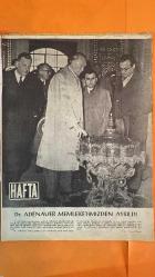 HAFTA MEMLEKET VE DÜNYA HADİSELERİNİ TAKİP EDER, HAFTANIN EN SEÇME YAZI VE RESİMLERİNİ VERİR, SİYASİ MECMUA DERGİSİ - 2 NİSAN 1954 SAYI: 236 GENERAL NECİP - CEMAL ABDÜLNASIR - MISIR İHTİLAL KONSEYİ - SALAH SALİM - MISIR’DA ASKERİ REJİM - MISIR’DA DEMOKRATİK REJİM TARTIŞMASI - MISIR’DA GREVLER - MISIR’DA SİYASİ KRİZ - D.P. - C.H.P. - MİLLETVEKİLİ YOKLAMALARI - ANKARA PAKTI - PANAYOTIS KANELLOPULOS - ABDURRAHMAN VEFİK SAYIN - PARK OTEL - KÜRK MODASI - KOKTEYL ELBİSESİ - İKİZLER BURCU - ASTROLOJİ KÖŞESİ - SOLAKZADE HEMDEMİ MEHMET EFENDİ - KIZILKOCA OĞULLARI - YORGEÇ PAŞA - İKİNCİ SULTAN MURAD - OSMANLI DÖNEMİ HARAMİLERİ - CANİK VİLAYETİ - ALP ARSLAN OĞLU - HİL’AT - MERZİFON - AMASYA - ÇORUMLU SAHRASI - TÜRKMEN BALİYESİ - OSMANLI SİPAHİLERİ - DUMAN AZABI - OSMANLI TARİHİ - TACÜTTEVARİH - HOCA SADETTİN EFENDİ - REŞAT EKREM KOÇU - OSMANLI MÜVERRIHLERİ - OSMANLI TARİH YAZIMI - OSMANLI ŞİİRİ VE TARİHİ - OSMANLI SARAY GÖREVLİLERİ - OSMANLI DÖNEMİ CEZALANDIRMA YÖNTEMLERİ - OSMANLI DÖN - 36 SAYFA