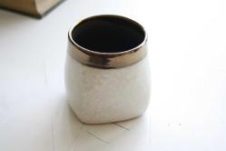 TİFFENN SMALL VASE TURQUOİSE MADAME COCO SAĞLAM ÇİÇEKLİK KASE (KİTAP RAF