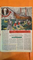HAFTA MEMLEKET VE DÜNYA HADİSELERİNİ TAKİP EDER, HAFTANIN EN SEÇME YAZI VE RESİMLERİNİ VERİR, SİYASİ MECMUA DERGİSİ - SAYI: 229 12 ŞUBAT 1954 TAHSİN DEMİRAY - CEMİL CAHİT CEM - SEZAİ SOLELLİ - OĞUZ ÖZDEŞ - LISA GAYE - MESLEKLERE GÖRE AŞK - DOKTORLARA GÖRE AŞK - KİTAPÇILARA GÖRE AŞK - ŞOFÖRLERE GÖRE AŞK - SAHAFLAR ŞEYHİZADE MEHMET ESAT - REŞAT EKREM KOÇU - CESÜ ZAFER - VAK’A-İ HAYRİYE - YENİÇERİLERİN BOZULMASI - SON YENİÇERİLER - YENİÇERİLERİN SEFERDEKİ HALİ - YENİÇERİLERİN ERZAK ZORBALIĞI - KARAMÜRSEL PUSULASI - İSTANBUL’DA MEYVE VE SEBZE ZORBALIĞI - SAHAFLAR ŞEYHİZADE’NİN KÜTÜPHANE VAKFI - MEKÂTİB-İ UMUMİYE NAZIRLIĞI - İLK MAARİF NAZIRI - TURKAN TURKER - OTTAWA GENÇ KIZLAR KULÜBÜ - TÜRK KADINI KONFERANSI - KANADALI GENÇLERİN TÜRKİYE ALGISI - KANADA GAZETESİ “CITIZEN” - MODERN TÜRKİYEDE KADIN - KANADA GÜZELLİK KRALİÇESİ - KANADALI POLİSİN TÜRKİYE SORULARI - KANADALI KASAP VE HİNDİ - KANADALI ÖĞRETMEN VE ATATÜRK  - 36 SAYFA