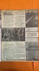 HAFTA MEMLEKET VE DÜNYA HADİSELERİNİ TAKİP EDER, HAFTANIN EN SEÇME YAZI VE RESİMLERİNİ VERİR, SİYASİ MECMUA DERGİSİ - SAYI: 225 15 OCAK 1954 TAHSİN DEMİRAY - CEMİL CAHİT CEM - SEZAİ SOLELLİ - OĞUZ ÖZDEŞ - BARBARA RUSH - REKOR MERAKLILARINA DAİR - BAYAN PFISTERHAMMER - HERDIS LARSEN - MAXIMO FERRER - ŞEFİKA REHVAN - DINO SURIANO - AMERICANO ANDREOLI - W. E. RIECK - POP MAYAAR - JULIO MORENO - TENDO OBAKAŞİ - BESSIE LIPMAN - MARINELLA LAMBRERCHI - DÜNYA REKORLARI - PATATES SOYMA REKORU - BİRA İÇME REKORU - BİSİKLETLE DÖNME REKORU - BİLARDO MARATONU - KOYUN KIRPMA REKORU - BİLYA ŞAMPİYONU - SUDA KALMA REKORU - PİRİN ÜZERİNE ŞİİR - TOKAT VE YEME REKORU - ÖPÜŞME REKORU - GÖĞÜS ÇEVRESİ REKORU - AVRUPA’DA ŞİDDETLİ KIŞ - YOLLARIN KAPANMASI - GÖZEN KREM - DR. NURİ SANDIKÇIOĞLU - CREME DE BEAUTE - KADIN GÜZELLİK ÜRÜNLERİ - HAFTALIK BURÇ YORUMLARI - DUYGUSAL VE MESLEKİ GELİŞMELER - ASTROLOJİK  - 44 SAYFA