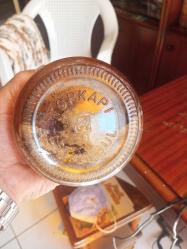 Altında İstanbul Topkapı yazan kesme cam lamba deposu