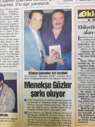 ASABİ GAZETESİ  - 2 KASIM 1998 - ORHAN GENCEBAY ''MENEKŞE GÖZLER ŞARKI OLUYOR'', ZİYA ÖZANLAR'' - KORKMAZ YİĞİT - KORKMAZ YİĞİT, ALAATTİN ÇAKICI İLİŞKİSİ - ZEKİ BAŞARAN - MUSTAFA KÜTAHLAYIOĞLU - ABDULLAH GENCER - YUSUF TÜLÜN - VURAL SAVAŞ - MAHSUN KIRMIZIGÜL - ASTSUBAY ALİ DEMİRAYAK, İNTİHAR - ÖZLEM TEKİN - SUSURLUK'UN 2'NCİ YILINDA SONUÇ 0 - MESUT YILMAZ - FUNDA GÜRDAĞ - REKLAMCI MÜJDE AR - TALİP ÇINAR