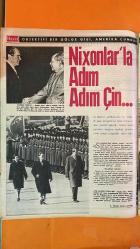 HAYAT DERGİSİ - SAYI: 12 16 MART 1972 - RICHARD NIXON - PATRICIA NIXON - HENRY KISSINGER - MAO ÇE TUNG - ÇU EN LAI - NANCY TANG - STEPHEN DAVIS KEYE - ZEHRA AVŞAR - KASIM AVŞAR - NERİMAN AVŞAR - CEVDET KERİM İNCEBAY - ERCÜMENT KALMIK - HOCALİ ALİ RIZA - SEYFETTİN H. TORUN - SALİHA HANIM - FATMA HANIM - AHU TUĞBAY - NIXON’UN ÇİN ZİYARETİ - MAO İLE NIXON GÖRÜŞMESİ - PATRICIA NIXON’UN GEZİ NOTLARI - PEKİN’DE ŞEREF KITASI DENETİMİ - NANCY TANG’IN TERCÜMANLIK ROLÜ - BAYAN MAO’NUN ERKEK TAVIRLI GÖSTERİLERİ - ÇİN ZİYAFETİNDE NİXON VE ÇU EN LAİ - AMERİKA’DA YAPILAN İSTANBUL USULÜ DÜĞÜN - TÜRKİYE BÜYÜK MİLLET MECLİSİ TABLOLARI - ATATÜRK’ÜN BUĞDAY, PİRİNÇ VE ÇELTİKTEN YAPILAN PORTRESİ - FENERBAHÇE KOYU TABLOSU - ZEYBEKLER TABLOSU - ESKİ ANKARA TABLOSU - MUĞLA KURTULUŞ YILDÖNÜMÜ TABLOSU - TÜRK RESİM SANATI VE MECLİS KOLEKSİYONU - MECLİS’TEKİ SANAT ESERLERİ VE HİKÂYELERİ - MOSKOVA’YA HEDİYE EDİLEN ATATÜRK TABLOSU - TÜRK HALK OYUNLARI VE ÇAYDA ÇIRA ETKİSİ - MECLİS KÜTÜPHANESİ SANAT ESERL - 48 SAYFA