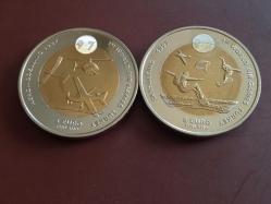 1. DÜNYA HAVA OYUNLARI 1997 (TÜRKİYE )- 5 EURO FİNLANDİYA - 2  ADETLİK SET