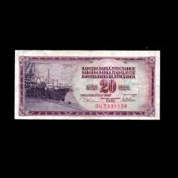 YUGOSLAVYA (1978) - 20 Dinar (ÇT 7,0/10)