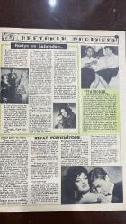 YELPAZE RESİMLİ SALON Mecmuası DERGİSİ - SAYI : 676 - 26 MAYIS 1965 -ERKAN YOLAÇ-Seher Uludağ pathe plak reklam TÜRKAN ŞORAY - KEMAL SANER - FERDA SEVDAĞ - LEYLA SAYAR - ORHAN GÜNŞİRAY - CEVAT MEMDUH ALTAR - ALAEDDİN YAVAŞÇA - CEVDET ÇAĞLA - CÜNEYD ORHON - ERCÜMEND BERKER - ADNAN ATAMAN - SADETTİN HEPER - MUZAFFER ILKAR - ŞEFİK GÜRMERİÇ - HAYRİ YENİGÜN - KEMAL GÜRSES - NEVZAD ATLIG - MÜNİR NUREDDİN SELÇUK - HALİL BEDİİ YÖNETKEN - RUŞEN KAM - REFİK AHMED SEVENGİL - BAŞAK DÖLENSOY - NEJAT ÇETİNOK - DOĞAN TAMAR - ALTAN VAROL - MELEK HATİBOĞLU - NURİ SESİGÜZEL - FATMA GİRİK - HÜLYA KOÇYİĞİT - FİLİZ AKIN - IZZEDDİN ÖKTE - FEYZİ ASLANGİL - NESRİN SİPAHİ - SADDETTİN AREL - TÜLİN YAKAR ÇELİK - REFİK FERSAN - SEVİM DERAN - EROL DERAN - MELÂHAT GÜLAY - AGAH HÜN - ASUMAN KORAD - ATİLLA SARAR - NURAY BAHAR - BELKİS DILLİGİL - SADETTİN ERBİL - MÜŞERREF ÇAPIN - TIJEN PAR - TUNÇ BAŞARAN - TÜLİN ORAL - ERDÖL BORATAP - ERTUĞRUL MUHSİN - NİZAMETTİN NAZİF - ERTEM EĞİLMEZ - METİN OKTAY - EKRE   - 28 SAYFA