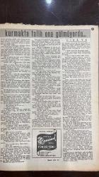 YELPAZE RESİMLİ SALON Mecmuası DERGİSİ - SAYI : 599 - 4 ARALIK 1963 -MARIELLA - MARCO - LUCA - MARINA - EMILIA - HİKÂYE - PUDRA YERİNE - DOCTEUR RENAUD - FON DÖ TENLERİ - TEINT FLUID - CABİT KERSE - AYHAN MIHÇIOĞLU - NECDET TAYLAN - YURDANUR MALOĞLU - ÜNAL ARPACI - ŞENEL NERKİS - SEMA TANSEL - ERGÜN YILMAZ - CAHİT KERSE - FERNAND LÉGER - JUAN GRIS - JOSE VICTORIANO GONZALES - PICASSO - KAHNWEILER - GASTON DUCHAMP - JACQUES BILLON - ŞİİR YARIŞMASI - KURBAĞA - ÖZLEM - ALKOL KOKUSU VAR HAVADA - ANLAMSIZ YAŞANTILARDAN - ÜÇ BUUTLU EVREN - SANAT ROSESİ - MODERN RESİM SANATINDA YENİ AKIMLAR - KÜBİZM - JACQUES DEVAL - ASUDE ZEYBEKOĞLU - GUSTAV FRÖLICH - EROL KESKİN - GÜLER ERENYOL - BETÜL DORMEN - NİSA SEREZLİ - SEMA ÖZCAN - AYFER FERAY - HALDUN DORMEN - BAŞAR SABUNCU - SUNA SUN - TURGUT BORALI - ESİN EDEN - LOIUS - TUNCEL KURTİZ - MEHMET ÖZEKİT - YÜKSEL GÖZEN - YILMAZ KÖKSAL - AYDIN GÜN - TURGUN ATALAY - ÖZGÜL TANYELİ - AMEDEO ZAMBON - ÖZER SEZER - SUPHİ ANSEN - ATTILA MANİZADE -   - 28 SAYFA