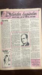 YELPAZE RESİMLİ SALON Mecmuası DERGİSİ - SAYI : 599 - 4 ARALIK 1963 -MARIELLA - MARCO - LUCA - MARINA - EMILIA - HİKÂYE - PUDRA YERİNE - DOCTEUR RENAUD - FON DÖ TENLERİ - TEINT FLUID - CABİT KERSE - AYHAN MIHÇIOĞLU - NECDET TAYLAN - YURDANUR MALOĞLU - ÜNAL ARPACI - ŞENEL NERKİS - SEMA TANSEL - ERGÜN YILMAZ - CAHİT KERSE - FERNAND LÉGER - JUAN GRIS - JOSE VICTORIANO GONZALES - PICASSO - KAHNWEILER - GASTON DUCHAMP - JACQUES BILLON - ŞİİR YARIŞMASI - KURBAĞA - ÖZLEM - ALKOL KOKUSU VAR HAVADA - ANLAMSIZ YAŞANTILARDAN - ÜÇ BUUTLU EVREN - SANAT ROSESİ - MODERN RESİM SANATINDA YENİ AKIMLAR - KÜBİZM - JACQUES DEVAL - ASUDE ZEYBEKOĞLU - GUSTAV FRÖLICH - EROL KESKİN - GÜLER ERENYOL - BETÜL DORMEN - NİSA SEREZLİ - SEMA ÖZCAN - AYFER FERAY - HALDUN DORMEN - BAŞAR SABUNCU - SUNA SUN - TURGUT BORALI - ESİN EDEN - LOIUS - TUNCEL KURTİZ - MEHMET ÖZEKİT - YÜKSEL GÖZEN - YILMAZ KÖKSAL - AYDIN GÜN - TURGUN ATALAY - ÖZGÜL TANYELİ - AMEDEO ZAMBON - ÖZER SEZER - SUPHİ ANSEN - ATTILA MANİZADE -   - 28 SAYFA