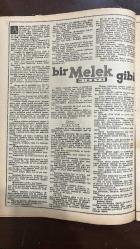 YELPAZE RESİMLİ SALON Mecmuası DERGİSİ - SAYI : 584 - 21 AĞUSTOS 1963 - BAYAN AMUS - GUISEPPE - TINKA - MORITZ - ORSOLA - BİLGE CAN - ALTAN ARSOY - BİR HOROZUN ÖTÜŞÜ İLE UYANIR - HİKÂYE - ALAIN DELON - KIM NOVAK - RODERICK MANN - MARLON BRANDO - CHARLES LAUGHTON - ELSA LANCHESTER - PETER LARRE - JOAN COLLINS - ANTHONY NEWLEY - ANITA EKBERG - NORMA KOCK - BRIGITTE BARDOT - ALBERTO MORAVIA - BETTE DAVIS - BARBARA DAVIS SHERRY - MARINA VLADY - UGO TOGNAZZI - ESTHER WILLIAMS - FERNANDO LAMAS - DOLORES DEL RIO - LUIS BUÑUEL - MICHAEL - STEPHANIE - SINEMAXHABERLERİ - GÖRÜNMEZ KAZA - EVLENİYOR - KÖPEK BALIKLARININ HÜCUMU - DÜNÜN ŞÖHRETLERİ - KISA HABERLER - HİKÂYE - MARINA VLADY - JEAN-CLAUDE BROUILLET - ROBERT HOSSEIN - IGOR HOSSEIN - PIERRE HOSSEIN - VLADIMIR BROUILLET - ODILE VERSOIS - HELENE BALLIER - OLGA VARREN - MARINA VLADY İKİNCİ DEFA DÜNYA EVİNE GİRİYOR - ANA ARI - ÜÇ KIZ KARDEŞ  - 28 SAYFA