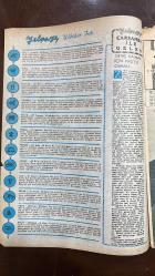 YELPAZE RESİMLİ SALON Mecmuası DERGİSİ - SAYI : 703 - 1 ARALIK 1965 -SERGIYO - ELENA - VALENTINA - EROL BÜYÜKBURÇ - ZEKİ MÜREN - GÖNÜL YAZAR - MÜZEYYEN SENAR - MUHTEREM NUR - SEVİM TANYÜREK - AYSEL TANJU - AHMET SEZGIN - FARUK AKEL - JOHNNY HOLLIDAY - SYLVIE VARTAN - FRANÇOISE HARDY - GILBERT BECAUD - MARC ARYAN - ELSA QUARTA - CAKOMO MORI - ROZARYA SANTINI - FRANK ZORZI - ANNA SANDRI - TANJU GÜRSU  VEDA MEKTUBU - ACI AYRILIK - KONUT KRİZİ - MÜZİKSEVERLERİN İKİ KRALI - İZMİR KONSERİ - KÜBANA GECE KULÜBÜ - HALİMEM - KARA TREN - MİLLİ ORKESTRA KONSERİ - ŞERİF YÜZBAŞIOĞLU - AYLA DİKMEN - BAŞAR AMER - VASFİ UÇAROĞLU - ALPER FEYMAN - YURDAER DOĞULU - ERSİN ULUSOY - EROL ERGINER - ENGİN ARMAN - HAFTANIN PLAKARI - GIORGINA - ESTA NOCHE - BİRLEŞEN KALPLER - FOTO ROMAN - MILANO 1961 - LUKS VILLA - NEHİR BOYU - KÖPRÜ KORKULUĞU - YAŞAM İSTEĞİ - YILDIZLAR FALI - KOÇ - BOĞA - ZANİNİN ALTÜST OLUŞU - VEDA MEKTUBU - EVİ TERK EDİŞ - KÖR ÖFKE - YALANCI SUÇLAMALAR - UTANMAZLIK - ACI GERÇEKLER  - 28 SAYFA