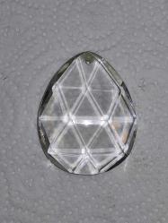 19416-1940 LI YILLAR ŞEFFAF KRİSTAL BADEM  AVİZE TAŞI **YÜKSEKLİK 5,2 CM ENİ 4 CM **ADET FİYATIDIR**