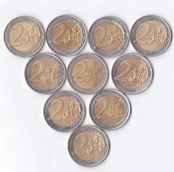 10 FARKLI 2 EURO HATIRA GÖRSELDEKİ ÜRÜN / A-91