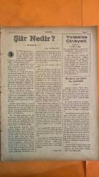 7 YEDİGÜN DERGİSİ - SAYI: 171 - 17 HAZİRAN 1936 - SEDAT SİMAVİ - İZZET ZİYA - HALİDE EDİB - HÜSEYİN CAHİT YALÇIN - İBRAHİM ALAETTİN GÖVSA - SEYYAH - KLEOPATRA - SEZAR - ANTUAN - BETHSABÉE - DAVUT - ORYAN - HÉLOÏSE - ABÉLARD - ATİLLÂ - GÜLCEMAL - MÜESSİSİ - SANATKÂR - ROMANCI - YAZAR - FİLOZOF - PEYGAMBER - SERDAR - METRES - İLLÜZYONİST - AVRUPA DÖNÜŞÜ - GÜZELLİĞİN ZARARLARI - YOL PALAS CİNAYETİ - YENİ SAYFİYE EVLERİ - TÜRKİYE AVRUPANIN EN PAHALI MEMLEKETİ - İPEKLİ SANAYİ - KETEN GÜMRÜKLERİ - ECZA FİYATLARI - OTEL VE LOKANTA KARŞILAŞTIRMASI - ZİRAAT SİYASETİ - MEYVE FİYATLARI - SEYYAH NOTLARI - HASTANE HATIRASI - DERVİŞ GİBİ KALMAK - YEDİGÜNDE BİR AVRUPA DÖNÜŞÜ - GÜZEL KADIN MAĞRUR HAYALLER - MEŞHUR İLLÜZYONİST SANATININ - 36 SAYFA