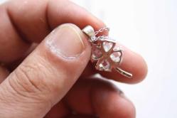 925 AYAR ORJINAL GÜMÜŞ  KOLYE   (ASAF KOLİ SİYAH KUTU