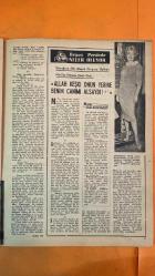 HAFTA MEMLEKET VE DÜNYA HADİSELERİNİ TAKİP EDER, HAFTANIN EN SEÇME YAZI VE RESİMLERİNİ VERİR, SİYASİ MECMUA DERGİSİ - 16 OCAK 1959 SAYI: 3 MUSTAFA ATİK - FEHMİ - ÖZDEMİR TUNCER - ENVER BEHNAN ŞAPOLYO - NERMİN KÖRÜKÇÜ - MICHELINE CARRE - ROMAN CZERNIAWSKI - KANUNİ SULTAN SÜLEYMAN - ÜÇÜNCÜ MURAD - OSMAN GAZİ - VALİDE SULTAN - MEHD-İ ULYA - VALİDE ALAYI - VALİDE KETHÜDASI - KIZLARAĞASI - KAPICI BAŞLAR - ŞİKÂR AĞALARI - BALTACILAR - HAREM-İ HÜMAYUN AVALARI - DİVAN ÇAVUŞLARI - YENİÇERİ AĞASI - SADRAZAM - ŞEYHÜLİSLAM - ARSLANIM - KADINLAR SALTANATI - DEVRİŞME VEZİRLER - HASEKİ SULTAN - OĞUZ TÖRESİ - TÜRK ANALARI - KUĞU GÖLÜ BALESİ - BOLSOY BALESİ - TATAR AĞA - RAKI HİKÂYESİ - BALENİN ANNESİ - BALE KARABORSASI - SİRKECİ İNFİLAKI - TAN MATBAASI - NEYİR HAN - CEZAYİR - TOULOUSE - POLONYALI ERKAN-I HARP SUBAYI - NECATİ - KENAN - SADİYE - BELEDİYE REİSİ - PARTİ BAŞKANI - NESRİN - MARILYN MONROE - ARTHUR MILLER - MAURICE CHEVALIER - YUL BRYNNER - ALPHONSE DAUDET - TERRY MOORE - BRIGITTE - 28 SAYFA