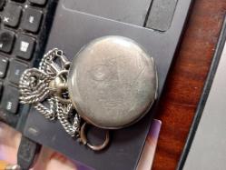 Cep Saati, Köstekli Cep Saati, İsviçre Üretimi Cortebert Marka Devlet Demiryolları Tren Görselli Nadir Çıkan Koleksiyonluk, Çalışır Vaziyette