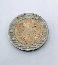 2 EURO MADENİ PARA 2002 J Serisi Almanya (Resimdeki Ürün Gönderilecektir) ( 271 )