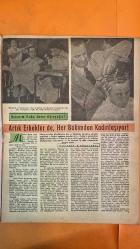 HAFTA MEMLEKET VE DÜNYA HADİSELERİNİ TAKİP EDER, HAFTANIN EN SEÇME YAZI VE RESİMLERİNİ VERİR, SİYASİ MECMUA DERGİSİ - 4 NİSAN 1958 SAYI: 14 - MIKE TODD - ELIZABETH TAYLOR - MARILYN MONROE - JUNE BLAIR - GARY COOPER - NURI OĞLAKÇI - OYA YURTÇU - FRANÇOISE SAGAN - GUY SCHOELLER - HRUTÇEF - BULGANİN - VOROŞİLOF - SLEWYN LLOYD - HUGH FOOT - MAKARIOS - T. DEMİRAY - PAT SHEERHAN - SAGAN - KONSER - BALO - ATLI SPOR MÜSABAKALARI - ADANA ÇOCUK TİYATROSU - SİHİRLİ DEMİR - KIBRIS TÜRKTÜR - EOKA - ENOSİS - KIBRIS MESELESİ - İKİ YÜZLÜ POLİTİKA - SOVYET BAŞVEKİLİ - KOMÜNİST PARTİSİ - YÜKSEK ŞURA - TÜRK-YUNAN DOSTLUK MUAHEDESİ - BALKAN PAKTI - GÜNEŞ TRİBÜNLERİ - PROF. SZENT GYORGYI - MIKE TODD - ELIZABETH TAYLOR - MARILYN MONROE - JUNE BLAIR - GARY COOPER - NURI OĞLAKÇI - OYA YURTÇU - FRANÇOISE SAGAN - GUY SCHOELLER - ADNAN MENDERES - TARHAN ERDEM - H. FIKRİ VEREL - APTULLAH ZİYA KOZANOĞLU - F. KÖLCSEY - HAUSSMANN - HERRIYO - DON ACHILLE - SOVYET BAŞVEKİLİ BULGANİN - HRUTÇEF - VOROŞİLOF -  28 SAYFA