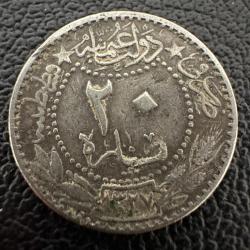5. MEHMED REŞAD · 20 PARA · (1327/3) · KOSTANTİNİYE · NİKEL