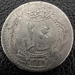 5. MEHMED REŞAD · 20 PARA · (1327/5) · KOSTANTİNİYE · NİKEL